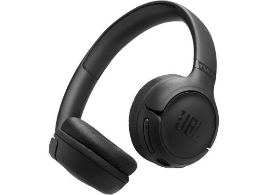 JBL Tune 530 BT Wireless On-Ear Headphones with JBL Pure Bass Sound, Bluetooth 6.0, Foldable Design and 76-Hour Battery Life, Google Fast Pair/Microsoft Swift Pair, Black